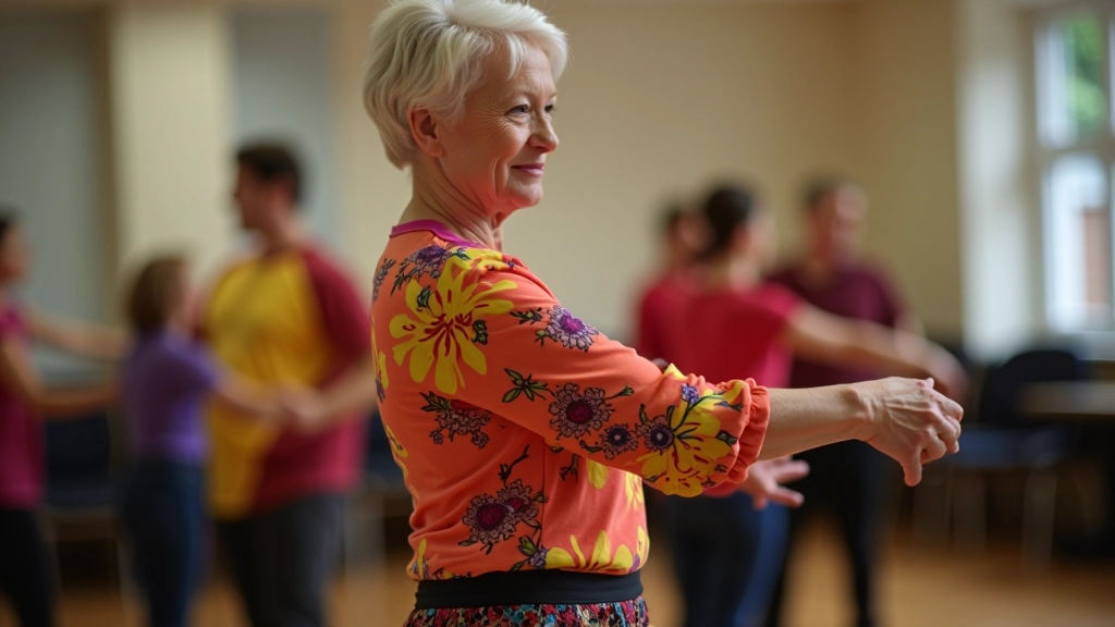 Instructor demonstrating basic Latin dance steps in a studio